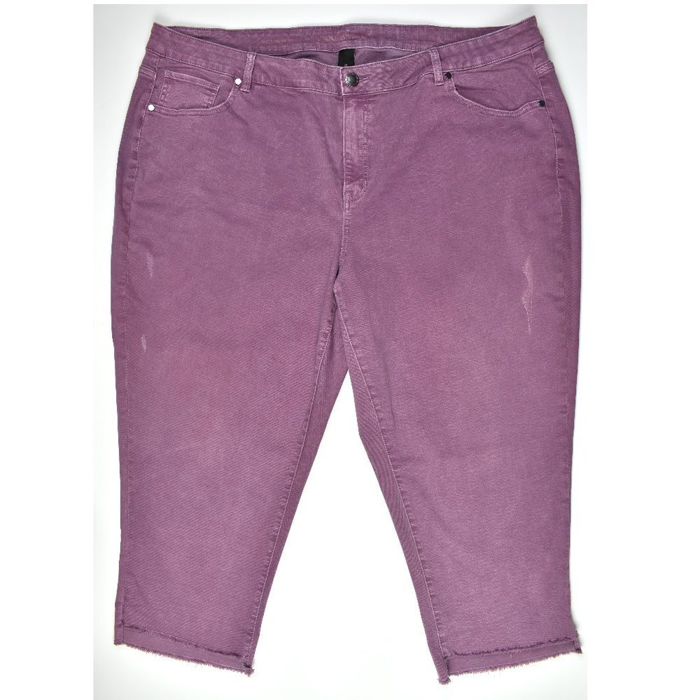 Women’s Purple Crop Jeans - Comfortable Everyday Style